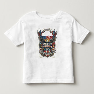 Amerika 250e Verjaardag Patriottisch 1776 Vrijheid Kinder Shirts