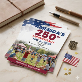 Amerika 250e verjaardag Patriottische Gala  Kaart