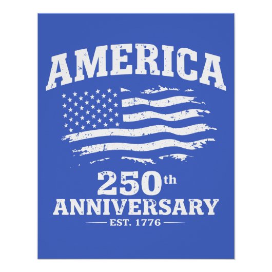 Amerika 250e verjaardag perfect poster (Voorkant)