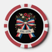 Amerika 250e verjaardag poker chips (Voorkant)