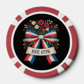 Amerika 250e verjaardag poker chips (Achterkant)