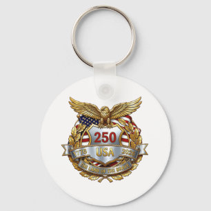 Amerika 250e verjaardag sleutelhanger