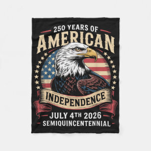 Amerika 250e verjaardag viering 250 jaar Am Fleece Deken
