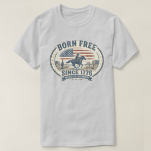 Amerika 250e Verjaardag Vintage Cowboy T-shirt