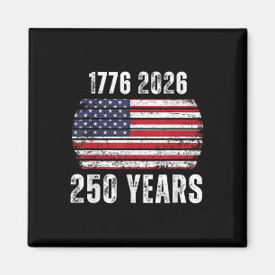 Amerika 250e verjaardag VS-vlag Gelukkig 250 jaar Magneet