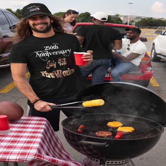 Amerika 250e verjaardag vuurwerk t-shirt