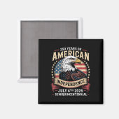 Amerika 250e verjaardagsviering 250 jaar Am Magneet (Voorkant / Achterkant)