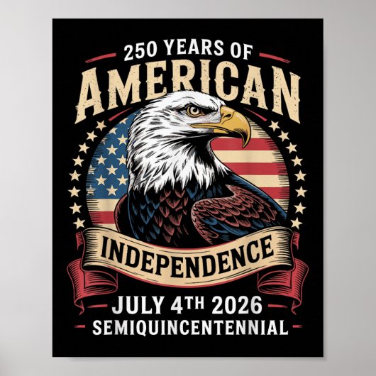 Amerika 250e Verjaardagsviering 250 Jaar Am Poster (Voorkant)