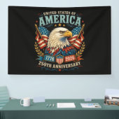 Amerika 250e Verjaardagsviering Adelaar Spandoek (Beurs)
