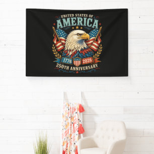 Amerika 250e Verjaardagsviering Adelaar Spandoek