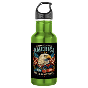 Amerika 250e Verjaardagsviering Adelaar Waterfles