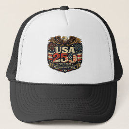 Amerika 250ste 1776-2026 Patriottische Truckerhoed Trucker Pet