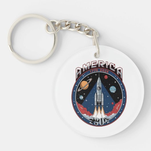 Amerika 250ste 1776 2026 sleutelhanger (Voorkant)