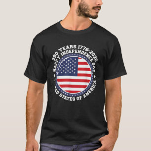 Amerika 250ste Jubileum 2026 Sinds 1776 Verenigde  T-shirt