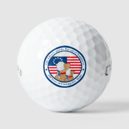 Amerika 250ste Poot, Patriotten en Preambule Golfballen