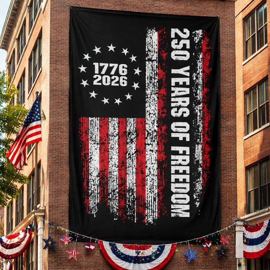 Amerika 250ste verjaardag • 1776–2026 spandoek