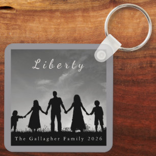 Amerika 250ste Verjaardag Adelaar Aangepaste Sleut Sleutelhanger