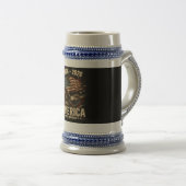 Amerika 250ste verjaardag Adelaar Patriottisch Bierpul (Voorkant rechts)