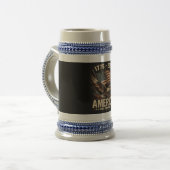 Amerika 250ste verjaardag Adelaar Patriottisch Bierpul (Voorkant links)