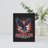 Amerika 250ste verjaardag briefkaart (Staand voorkant)