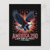 Amerika 250ste verjaardag briefkaart (Voorkant)