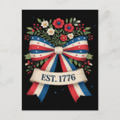 Amerika 250ste verjaardag briefkaart (Voorkant)