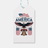 Amerika 250ste verjaardag cadeaulabel (Voorkant)