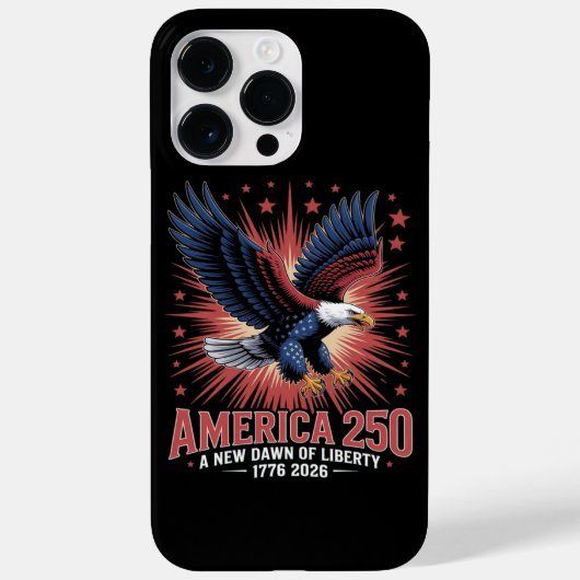Amerika 250ste verjaardag Case-Mate iPhone case (Achterkant)