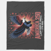 Amerika 250ste verjaardag fleece deken (Voorkant)