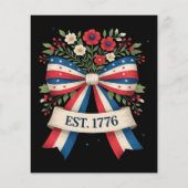 Amerika 250ste verjaardag flyer (Achterkant)