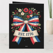 Amerika 250ste verjaardag kaart (Achterkant)