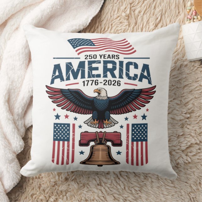 Amerika 250ste verjaardag kussen (Deken)