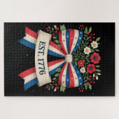 Amerika 250ste verjaardag legpuzzel (Horizontaal)