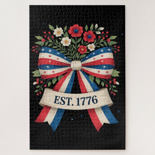Amerika 250ste verjaardag legpuzzel (Verticaal)
