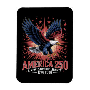 Amerika 250ste verjaardag magneet