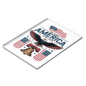 Amerika 250ste verjaardag notitieboek (Linkerzijde)