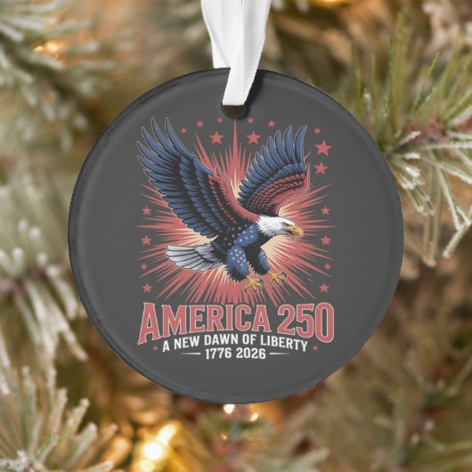 Amerika 250ste verjaardag ornament (Boom)