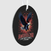 Amerika 250ste verjaardag ornament (voorkant)