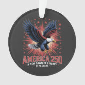 Amerika 250ste verjaardag ornament (voorkant)
