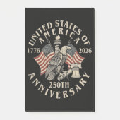 Amerika 250ste verjaardag post-it® notes (Voorkant)