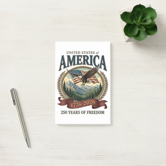 Amerika 250ste verjaardag post-it® notes (Kantoor)