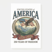 Amerika 250ste verjaardag post-it® notes (Voorkant)