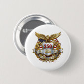 Amerika 250ste verjaardag ronde button 5,7 cm (Voorkant /achterkant)