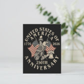 Amerika 250ste verjaardag save the date (Staand voorkant)