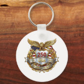 Amerika 250ste verjaardag sleutelhanger (Voorkant)