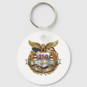 Amerika 250ste verjaardag sleutelhanger (Achterkant)