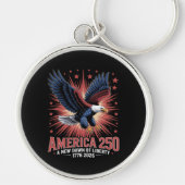 Amerika 250ste verjaardag  sleutelhanger (Voorkant)