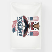 Amerika 250ste verjaardag spandoek (Verticaal)