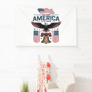 Amerika 250ste verjaardag spandoek