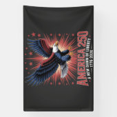 Amerika 250ste verjaardag spandoek (Verticaal)